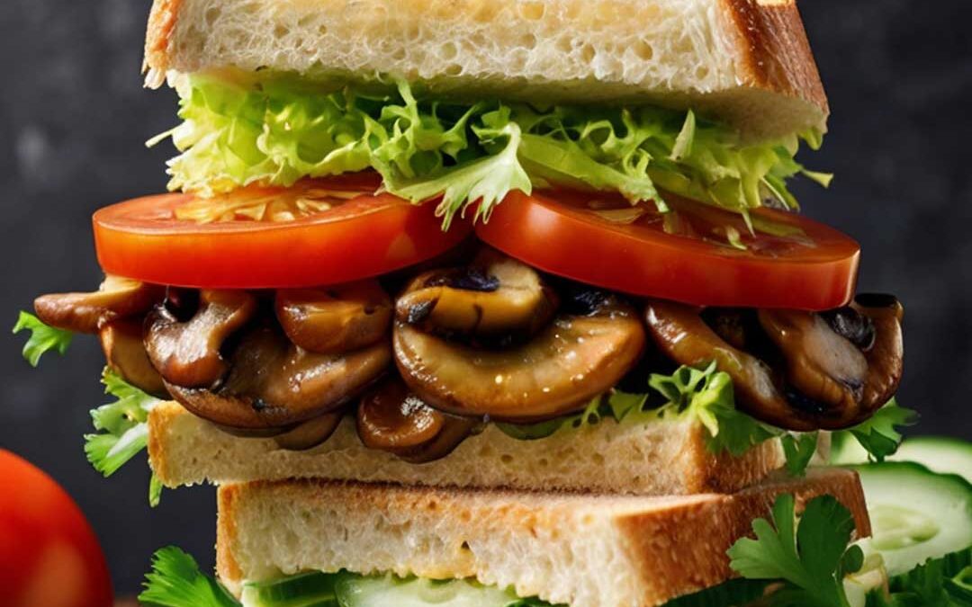 Mushroom chilli sandwich